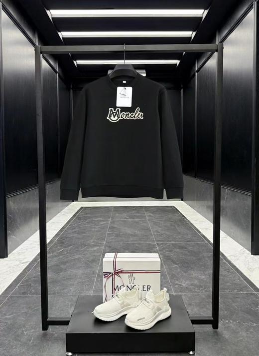 F012224重工刺绣大标设计圆领卫衣男女同款 商品图3