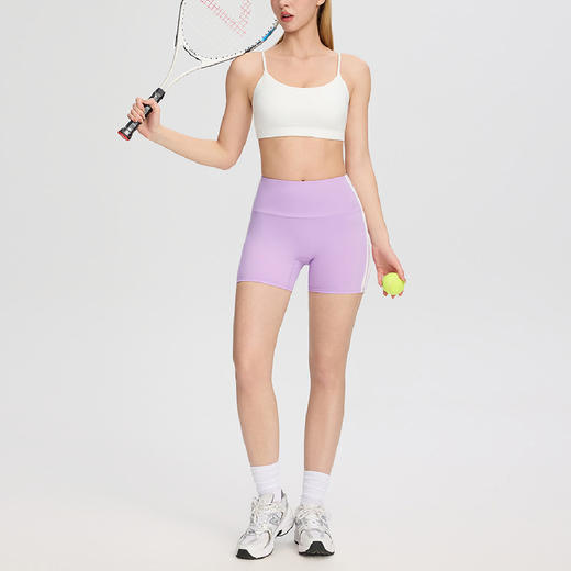 跃牌【欲动春风】系列 双线条瑜伽短裤高腰提臀运动户外健身裤瑜伽裤女J25003 商品图3