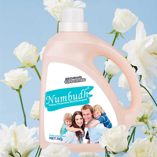 Numbudh南堡护色柔顺洗衣液3kg 商品图0