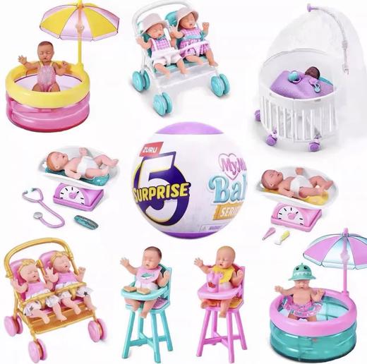 zuru 迷你宝贝二代/变形金刚/迷你包包/盖比娃娃/恐龙盲盒惊喜蛋合集 怡辰 商品图12