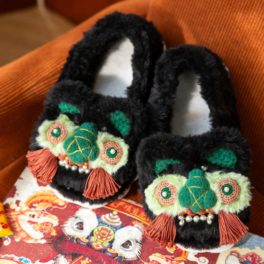 苏苏姐家云绒虎头鞋手工diy钩针编织毛线团家居鞋材料包 商品图2