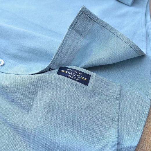 F012233百搭精典款全棉牛津纺衬衫男士商务休闲长袖衬衫 商品图11