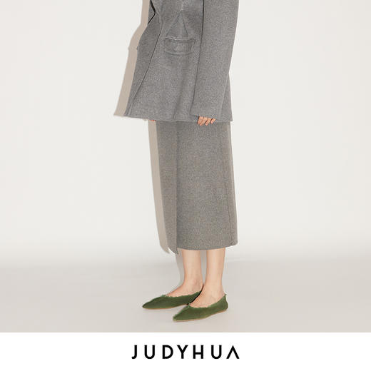 JUDYHUA 晨雾系列极简羊毛半裙 商品图1