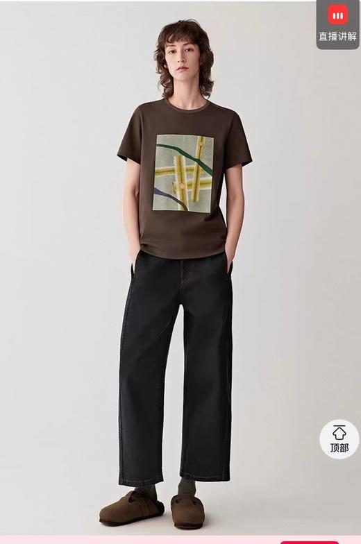 D012277女装2026年春季新款全棉水洗短袖T恤 商品图5