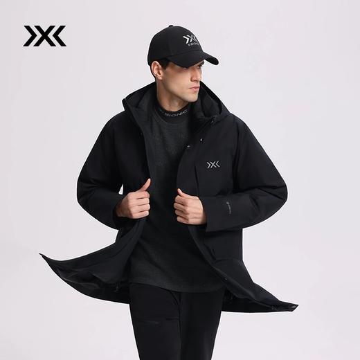 XBIONIC恒星戈尔防水三合一硬壳羽绒夹克男 防风保暖连帽鹅绒服XJM-25859 商品图3