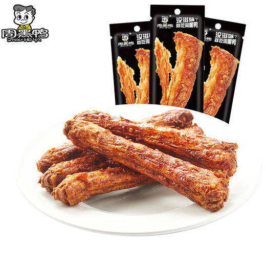周黑鸭手撕鸡脖40g*10根麻辣甜解馋出游小零食 商品图2