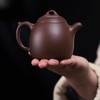岸纾 非遗全手作宜兴原矿紫泥秦权紫砂壶 商品缩略图2