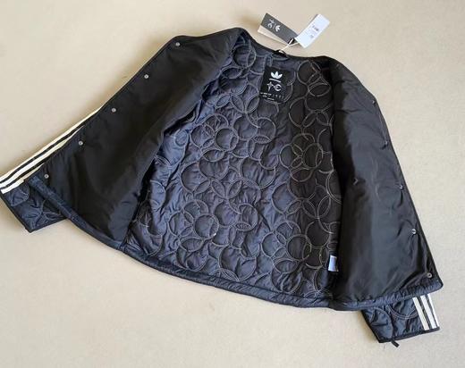 D012244男女同款叠穿单品保暖运动条纹舒适棉服 商品图3