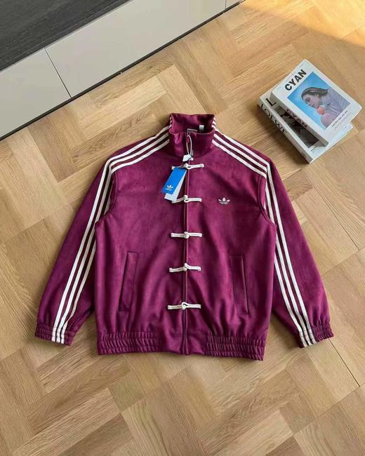 D012245蛇年限定新中式国风唐装麂皮立领外套 商品图10