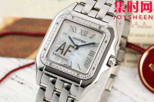 与豹同行 一跃入心 AF卡地亚猎豹系列 贝母面 中号表盘尺寸：27×37mm 女士腕表 商品图1