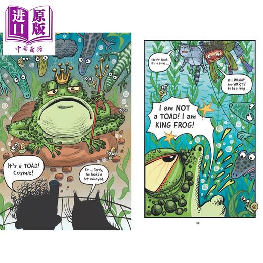 【中商原版】桥梁漫画 鸡山小镇里的战事 Chicken Hill 英文原版 儿童漫画故事绘本书 爆笑短篇故事图像小说 进口童书 7-12岁 商品图3