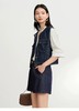 D012279春夏新款设计感口袋圆领 水洗牛仔背心马甲外套 商品缩略图7