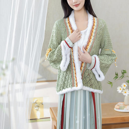 苏苏姐家苏暖开衫手工diy钩针毛衣羊毛线编织毛线团材料包 商品图3