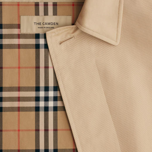 BURBERRY 巴宝莉 男士卡姆登版型 – 短款 Heritage 轻便风衣 卡其色 8079393 A1366 商品图2