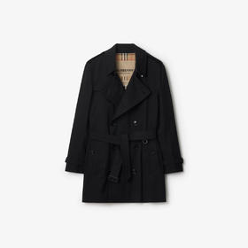 【二】BURBERRY 巴宝莉 男士肯辛顿版型 – 短款 Heritage Trench 风衣 黑色 8079389 A1189