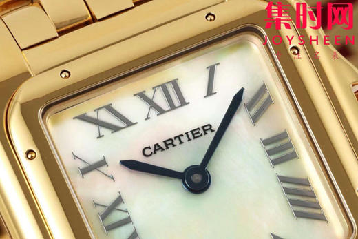 与豹同行 一跃入心 AF卡地亚猎豹系列 贝母面 中号表盘尺寸：27×37mm 女士腕表 商品图3