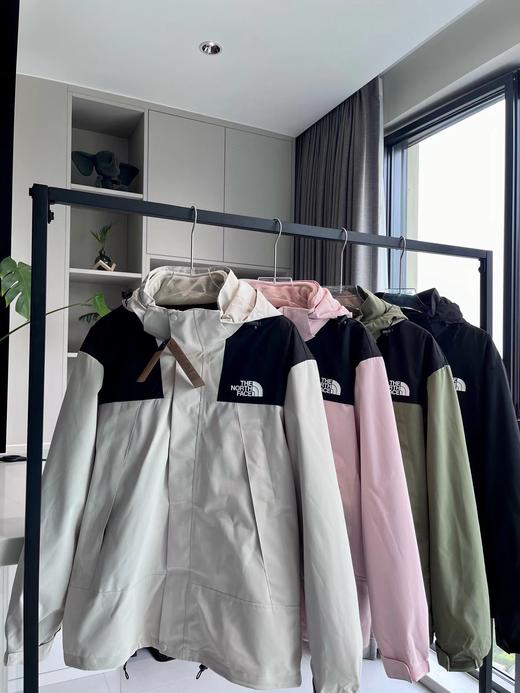 D012274拼接四色连帽三合一外套夹克冲锋衣 商品图0