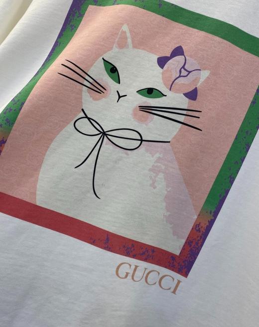 女款卡通印花厚版破损短袖T恤ba012 商品图3