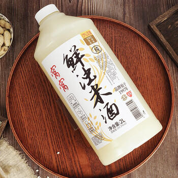 窝窝浑浊米酒汁 低度糯米酒 醪糟汁甜米露2L京东自营聚会餐年货送礼 /粮油调味 /调味品 /醪糟 商品图3