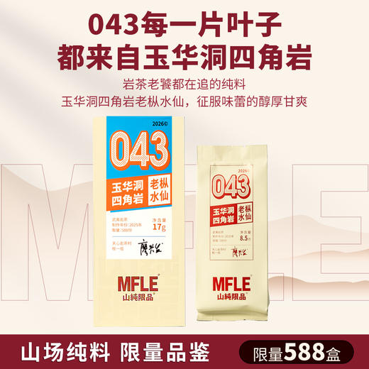 【山纯限品】2026年043玉华洞四角岩老枞水仙17g 商品图1