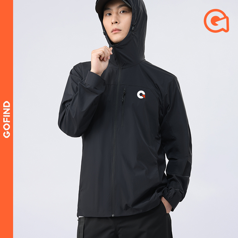果凡风壳防晒防水防风户外越野跑步防护外套GJD11219/GJD12232