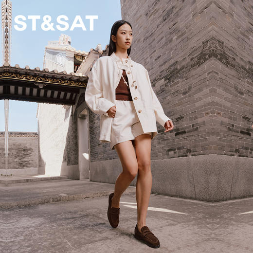 【万步系列】星期六舒适平底通勤休闲乐福SSD3111021 商品图2