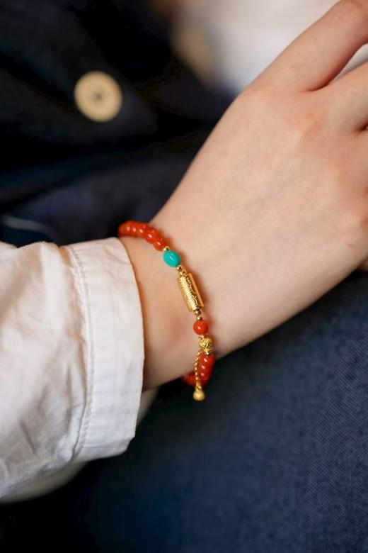 太岁迎新天然南红新中式手串 CR 商品图1