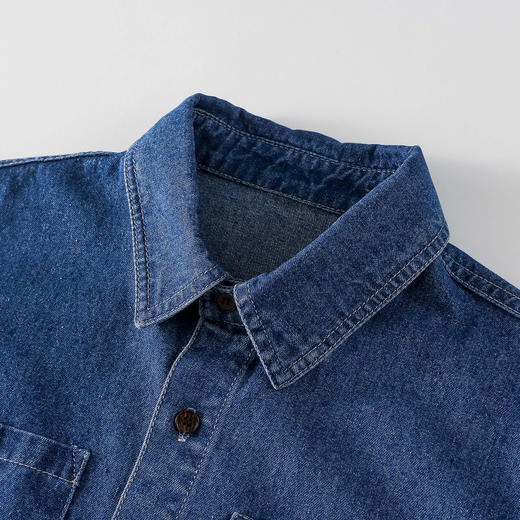 棉花堂童装牛仔衬衫童装印花外套-FA61070 商品图9