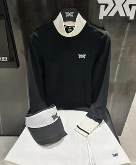 PG家早春新款女士立领撞色磨毛长袖上衣来了！干干净净的经典配色，显得人很清爽，好显瘦！有型又保暖！同时可作为内搭—中间保暖层，搭配任何外层衣服穿着!