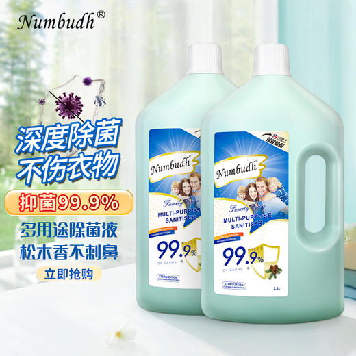 南堡衣服家居除菌液2.3L*2 商品图6