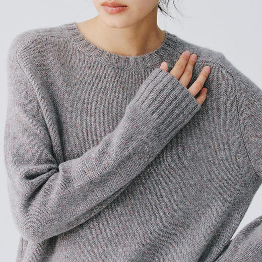 东黎 • 复苏的呼吸 山羊绒女士圆领套衫 6008 商品图13