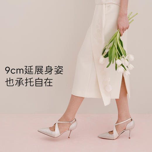 7or9法式优雅气质约会高跟鞋新款冰酒 商品图4