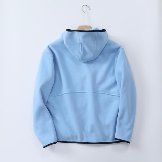 冬季新品情侣款加厚保暖舒适双面摇粒绒羊羔绒连帽外套 商品图5