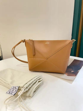 罗意威 fold pouch 焦糖色 小号 纳帕小牛皮 折叠包