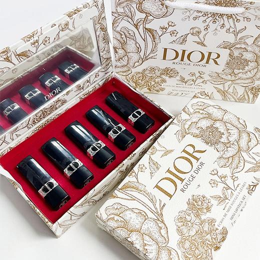 【送礼袋】DIOR迪奥烈焰蓝金口红荷花小样五件套1.5g*5支（丝绒#999+丝绒720+哑光888+丝绒840+丝绒228）  一般贸易  有效期202608 商品图6