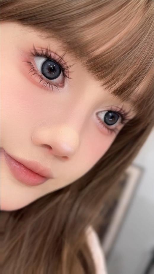 AnSerua 焦糖淡咖啡 棕/克莱因宝宝蓝 14.2mm 含硅水凝胶 年抛 商品图4