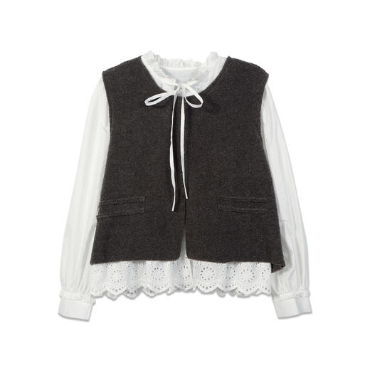 韩系马甲叠穿套装-纪念日百货门店同款169262102 商品图2