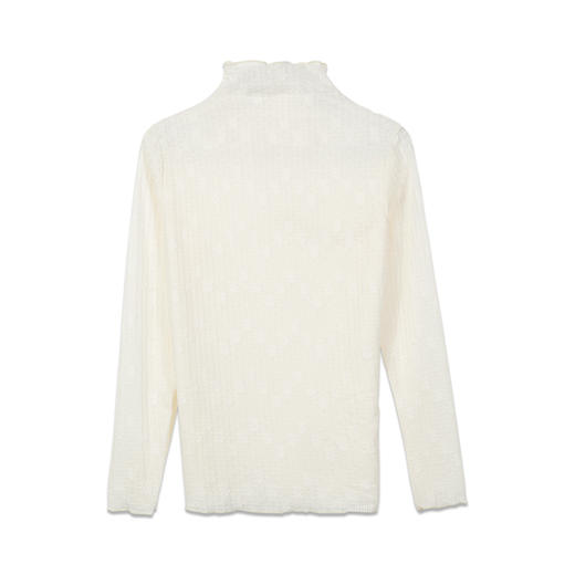 基础百搭半高领蕾丝打底衫-纪念日百货门店同款168898977 商品图4