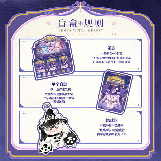 悠米魔女幻想屋毛绒盲盒-纪念日百货门店同款169394009 商品图1