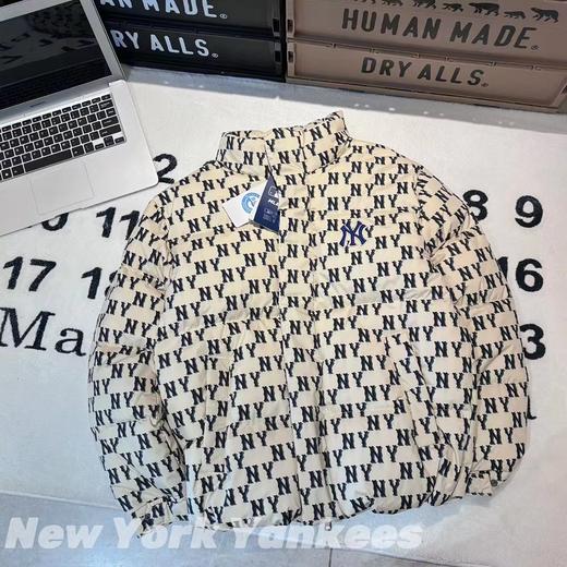 F012217满印老花立领廓形面包羽绒服男女同款情侣款 商品图10