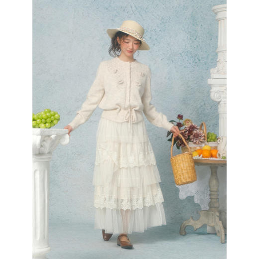 复古花朵下摆系带毛衣-纪念日百货门店同款169261847 商品图1