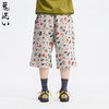 ONIARAI/鬼洗26夏季棒系列好运纹样满印双面牛仔7分宽裤男26N0541 商品缩略图2