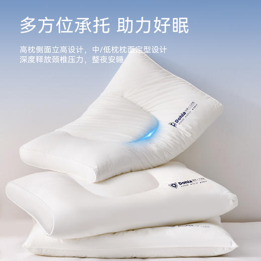 多喜爱 全棉A类三防护颈枕高/中/低【防水 防油 防污】【多方位承托 助力好眠】 商品图3