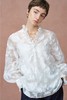 Fab*同款洛可可微透高级感剪花罩衫上衣 商品缩略图3