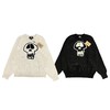 D012264限定款骷髅毛巾绣提花情侣圆领针织毛衣 商品缩略图0