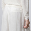 【林栖设计小店】简叙素影|天丝亚麻白色压褶垂感2026春新款宽松阔腿裤子1961081 商品缩略图3