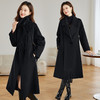 新款时尚舒适围巾可拆卸长款双面羊绒大衣ZYIF1123 商品缩略图3
