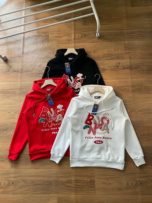 F1LA马上起飞斐乐男女情侣款连帽卫衣 商品图2