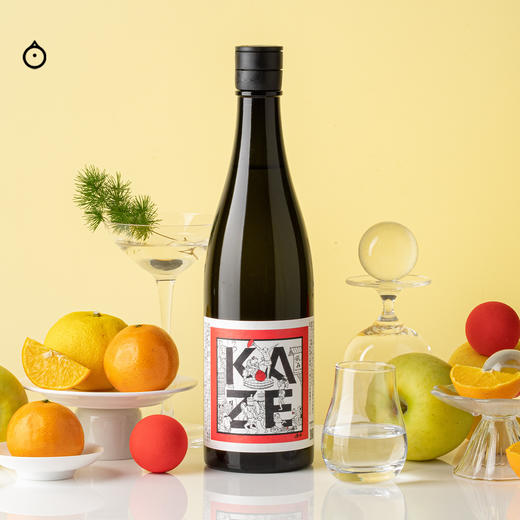 企鹅市集|奈良县风之森酒造 KAZE 露叶风707纯米清酒 限定插画酒标定制版 洋梨青苹果 商品图1