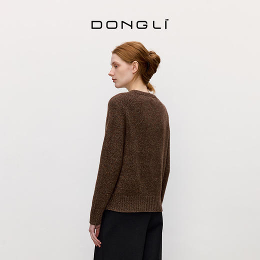 东黎 • 复苏的呼吸 山羊绒女士圆领套衫 6008 商品图7